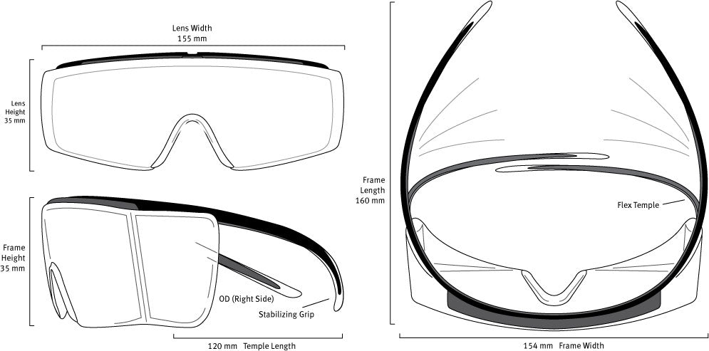 Laservision F18/P5M03 Safety Glasses